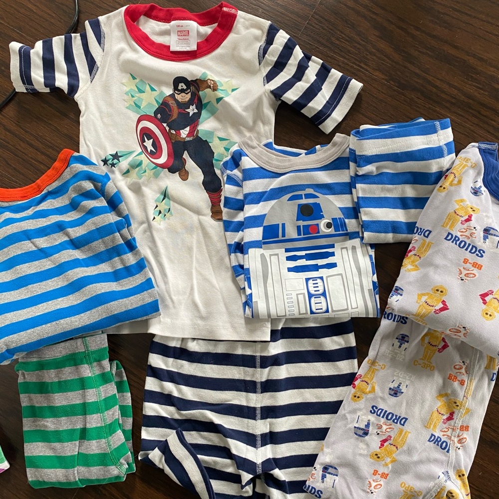 Hanna Andersson LOT of boys pajamas!! Size 8